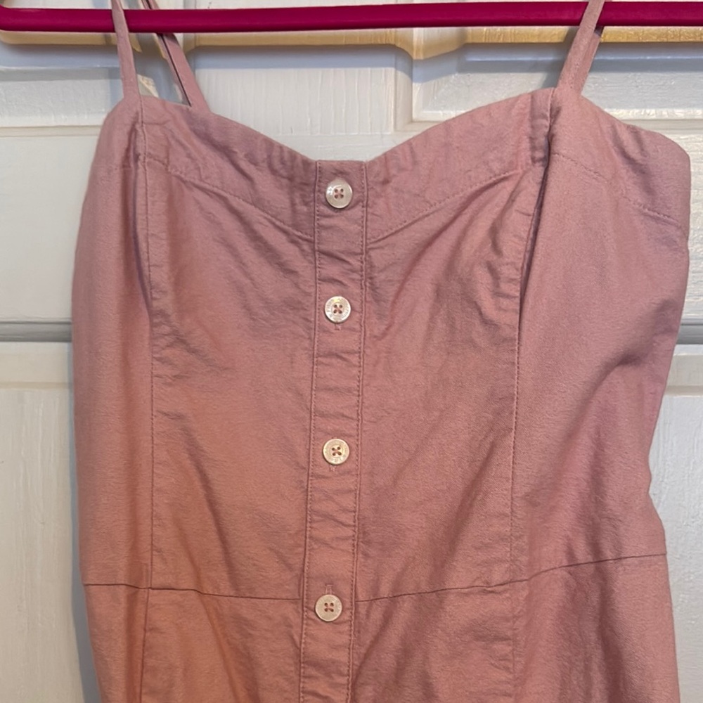 Pink Button-Down Sundress - Picture 2 of 4